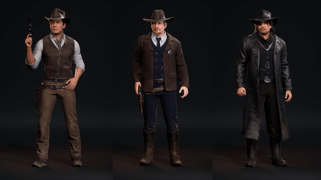 Media 1 for listing Western Bundle -  Metahuman set of clothes and hairstyles