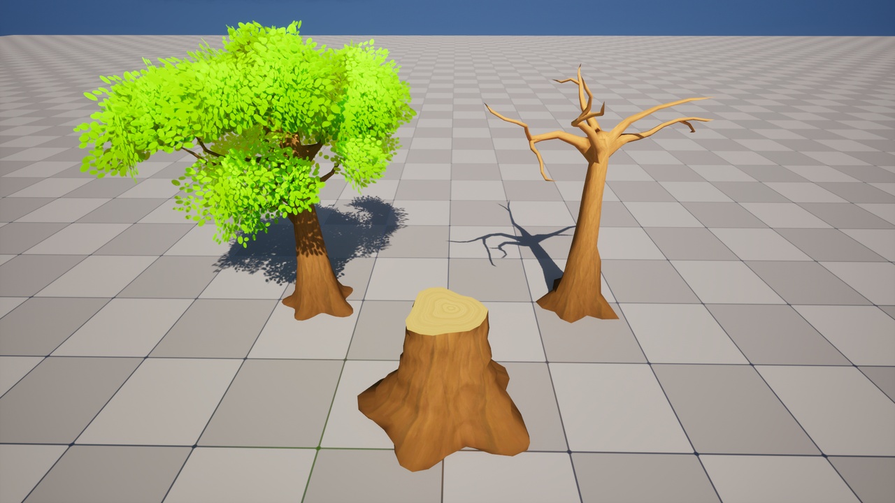 Media 1 for listing Stylized Broadleaf Tree | Game-Ready UE5 Foliage Asset