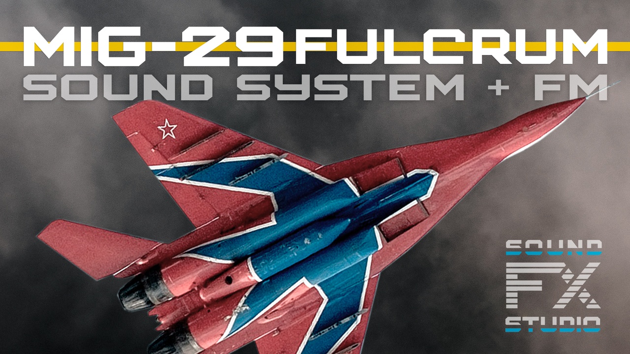 Media 1 for listing MiG-29 Fighter Jet: Sound System + Flight Model