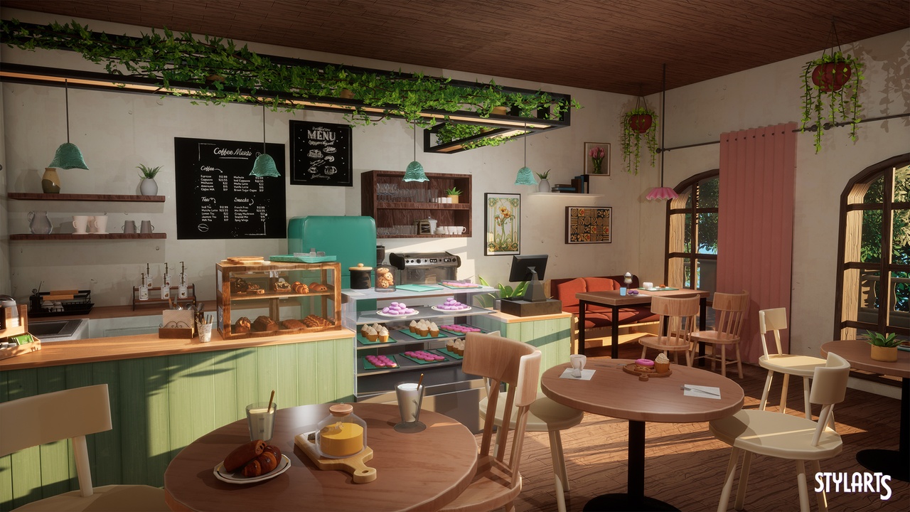 Media 1 for listing Stylized Cafe ( Interior )