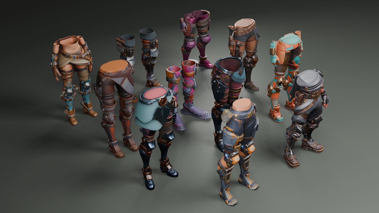 Media 1 for listing Stylized Legs Armours🦿