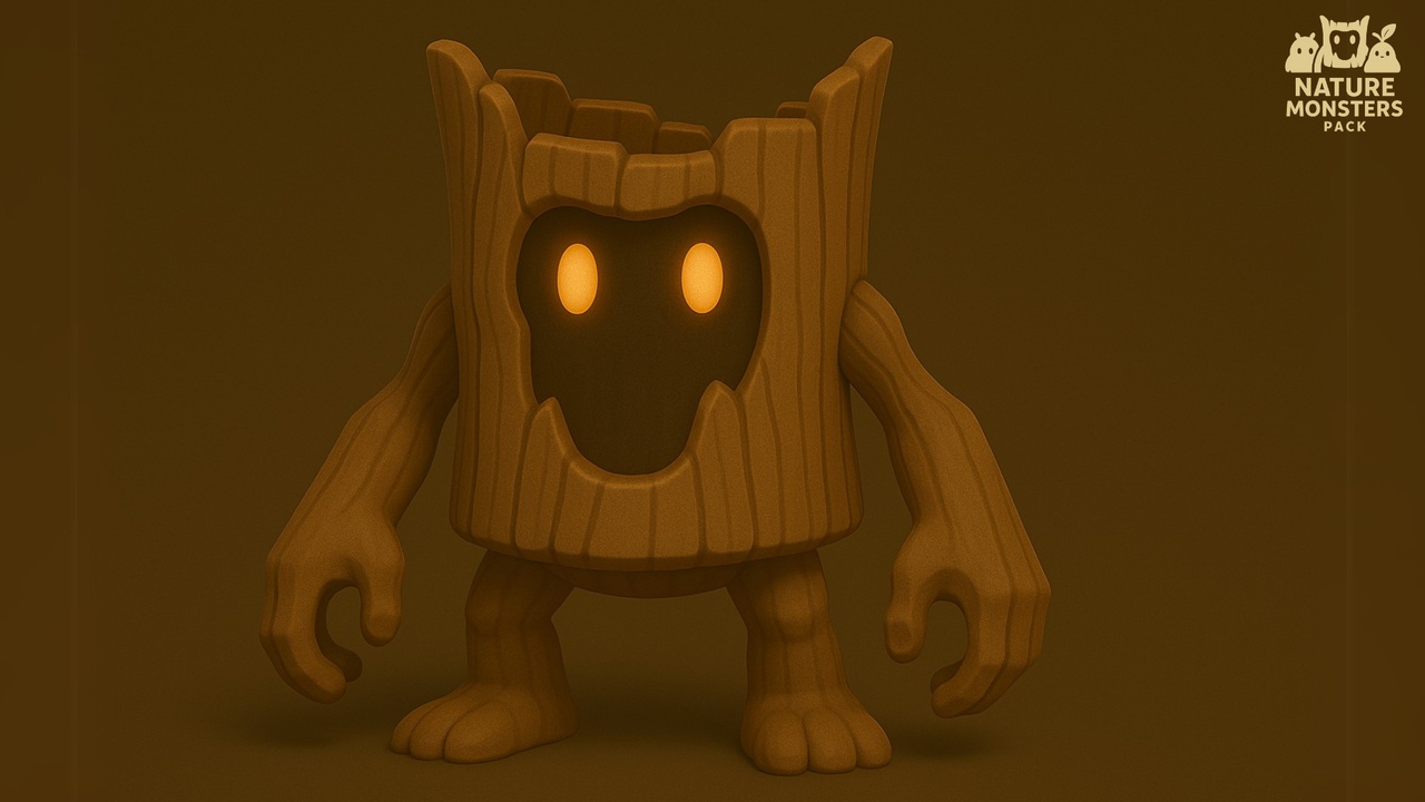 Medium 1 für Eintrag Stylized Tree Guardian | Nature Monster Pack