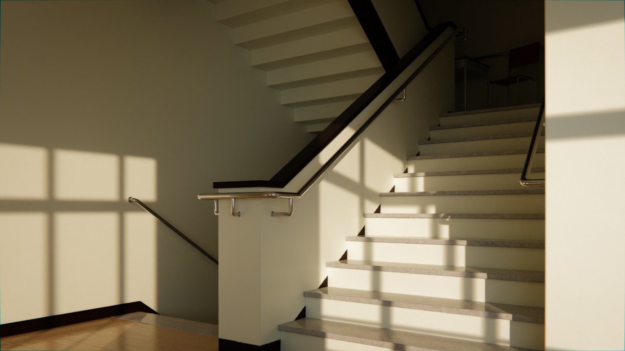 Media 1 for listing Japanese School Hallway 3d Scene