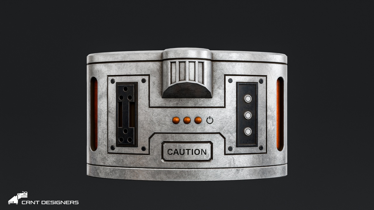 Media 1 for listing Sci-Fi Power Distribution Unit - UE4 And UE5 Optimized -  Lowpoly 3D model