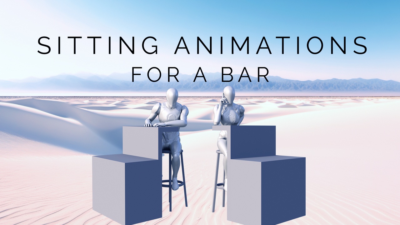 Media 1 for listing 100 Sitting Animations for a Bar