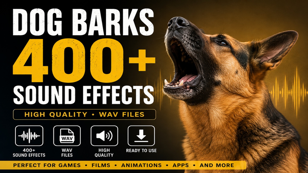 Media 1 for listing Dog Barks Sound Effects FX