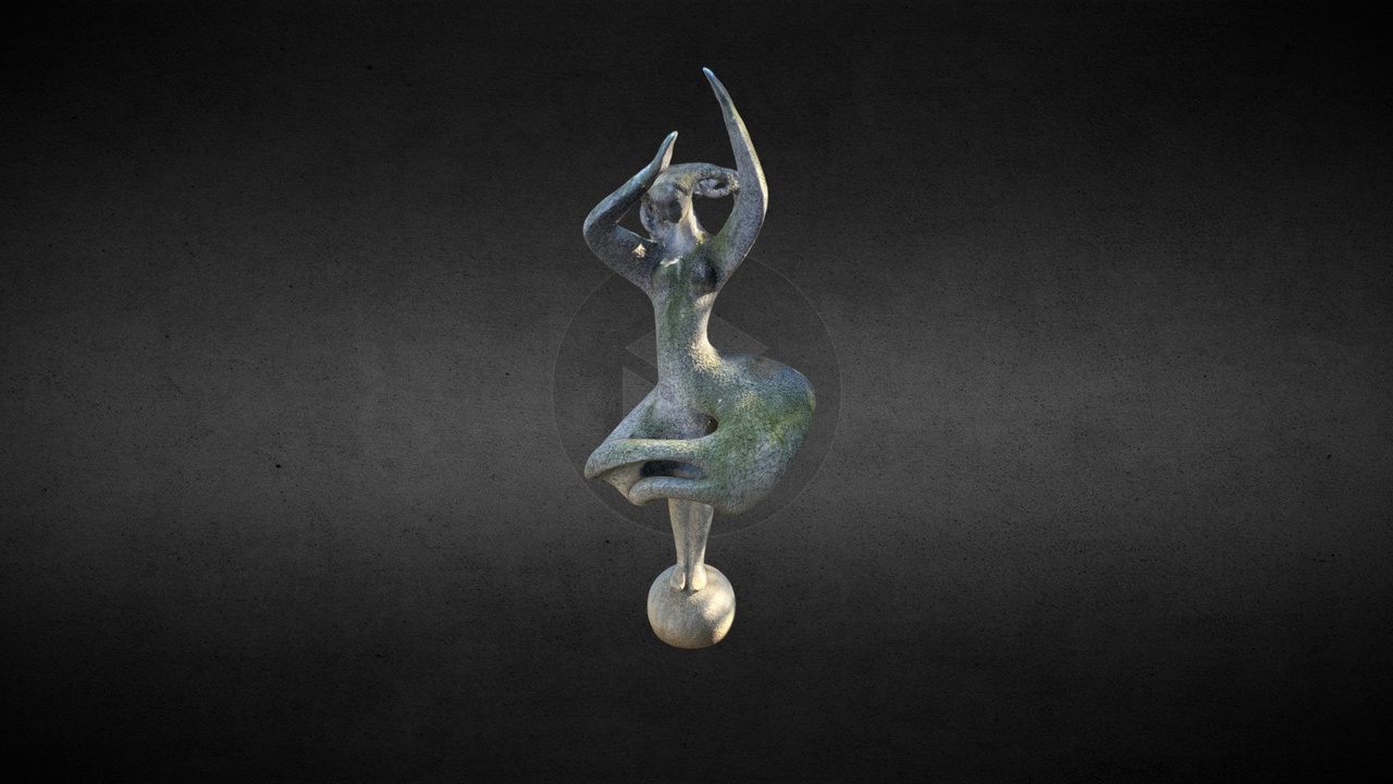Media 1 for listing Dancing Lady - sculpture by Henryk Burzec