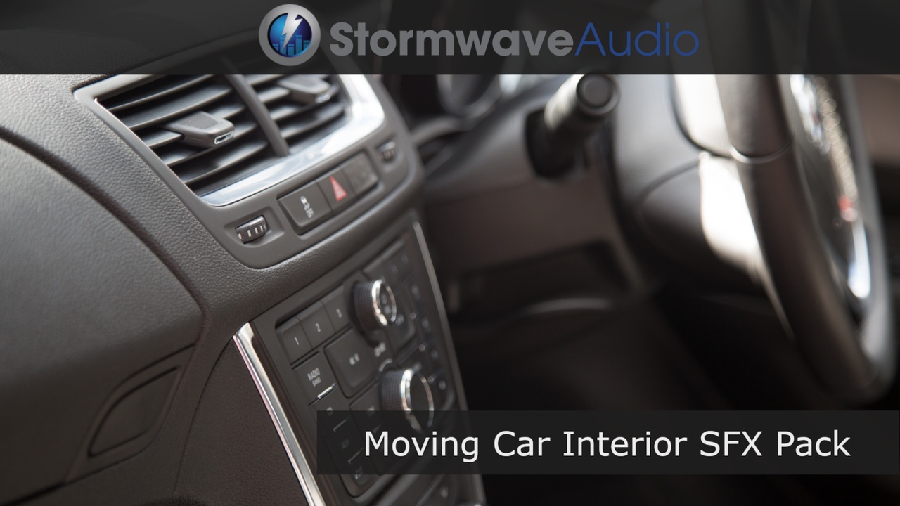 Media 1 for listing Moving Car Interiors Sound Effects Pack