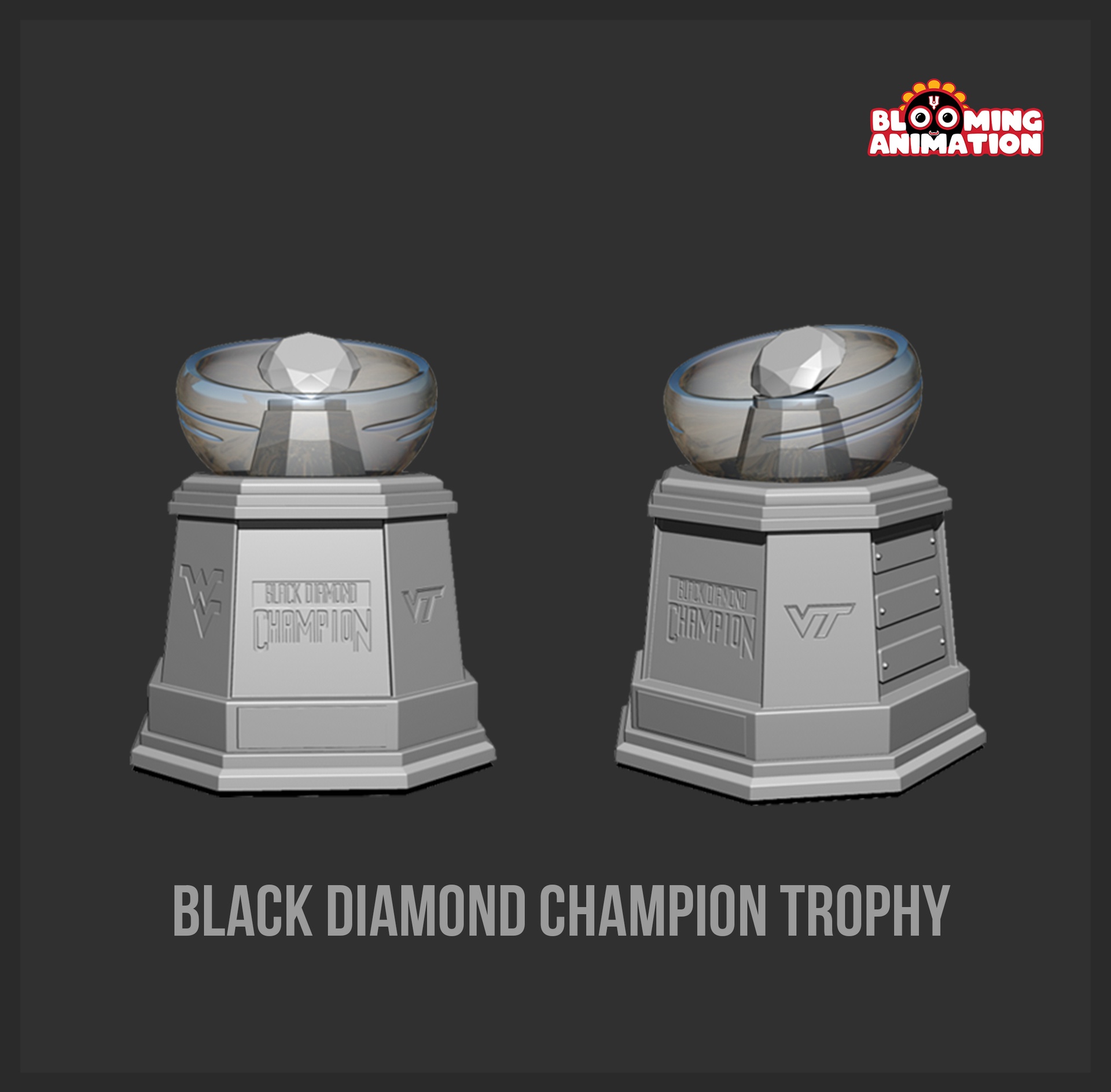 Media 1 for listing Black Diamond Trophy 3D Print Ready Model