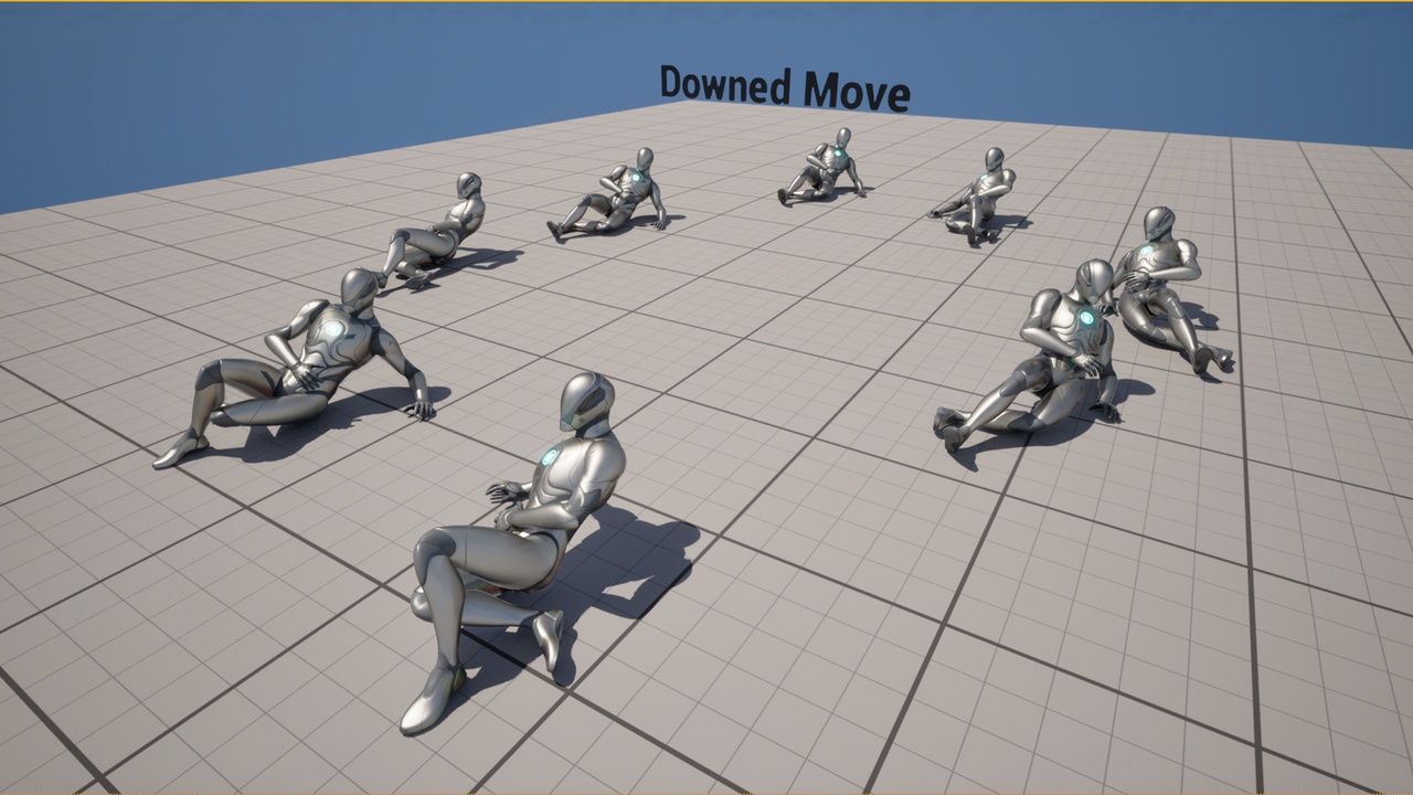 Media 1 for listing Downed Animation Pack