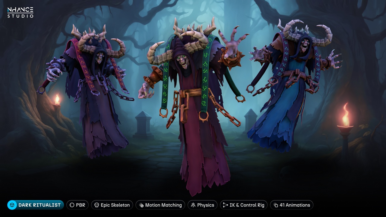 Media 1 for listing Stylized Dark Ritualist