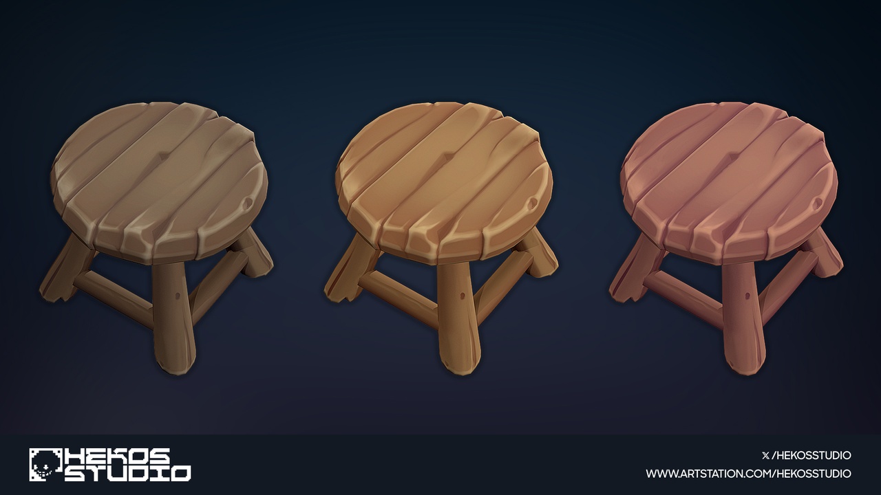 Media 1 for listing 5 Stylized Stools