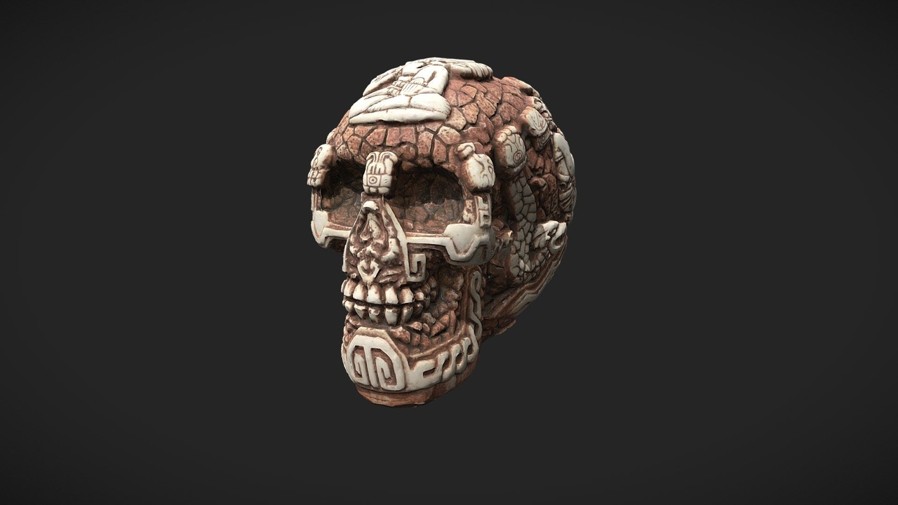 Media 1 for listing Mayan Skull