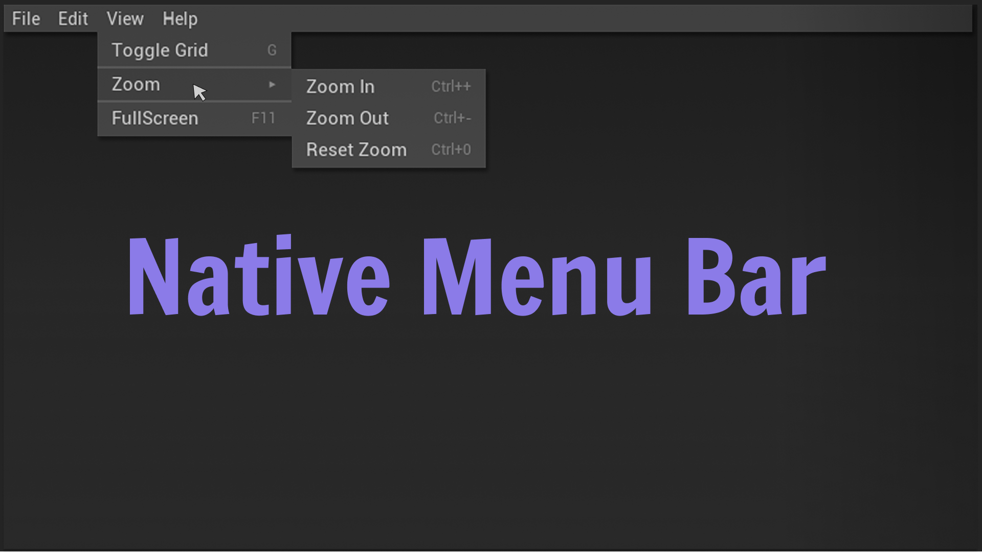 Native Menu Bar | Fab
