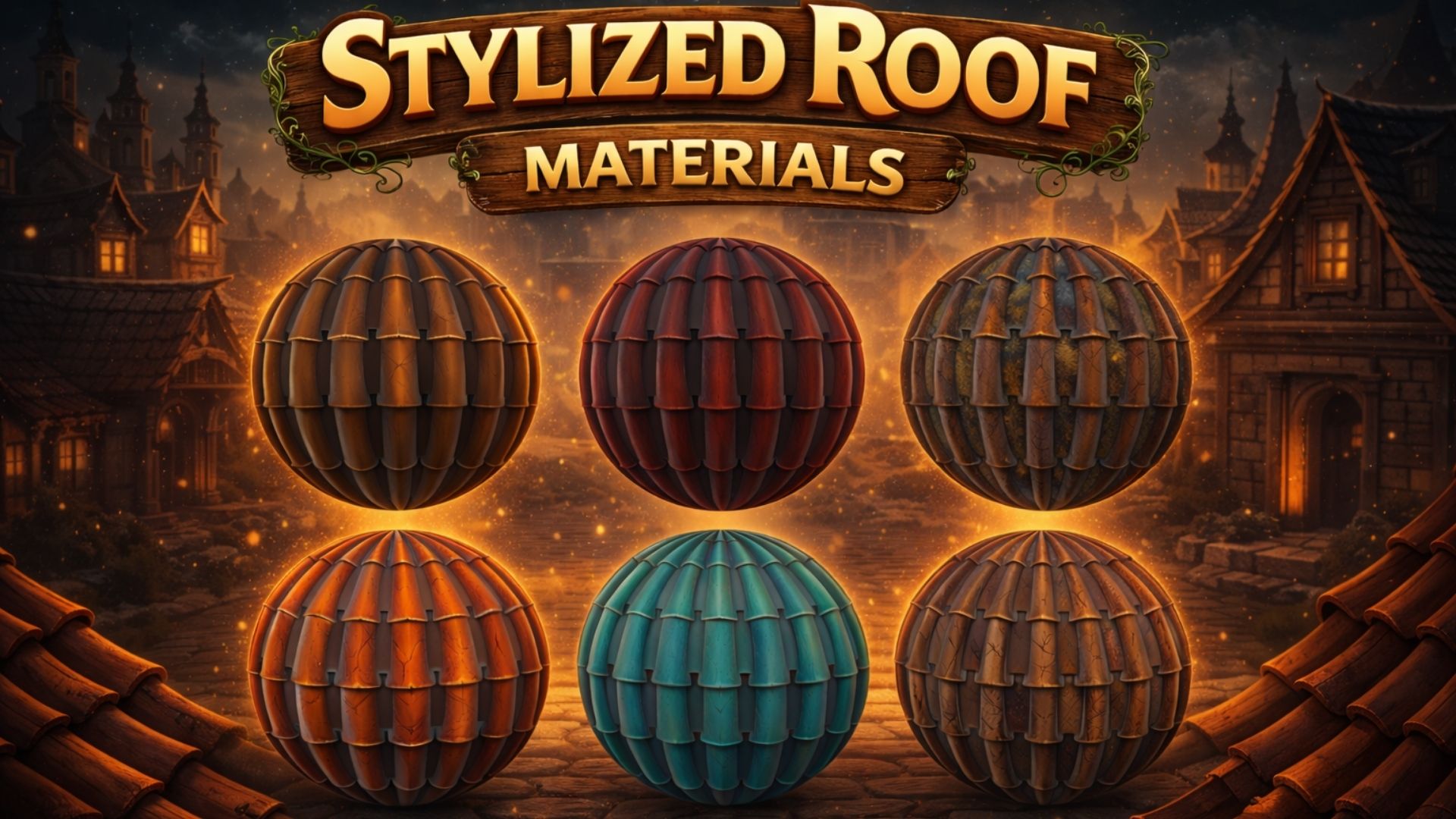 Stylized Roof Material | Fab