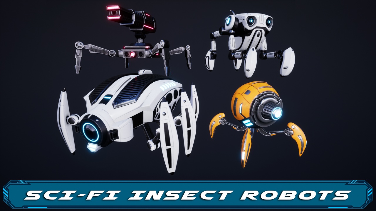 Media 1 for listing SciFi Insect Robots