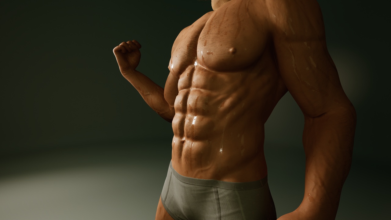 Media 1 for listing AAA Muscular MetaHuman - Warrior Build (Muscular Fighter) + FREE BattleSkin™