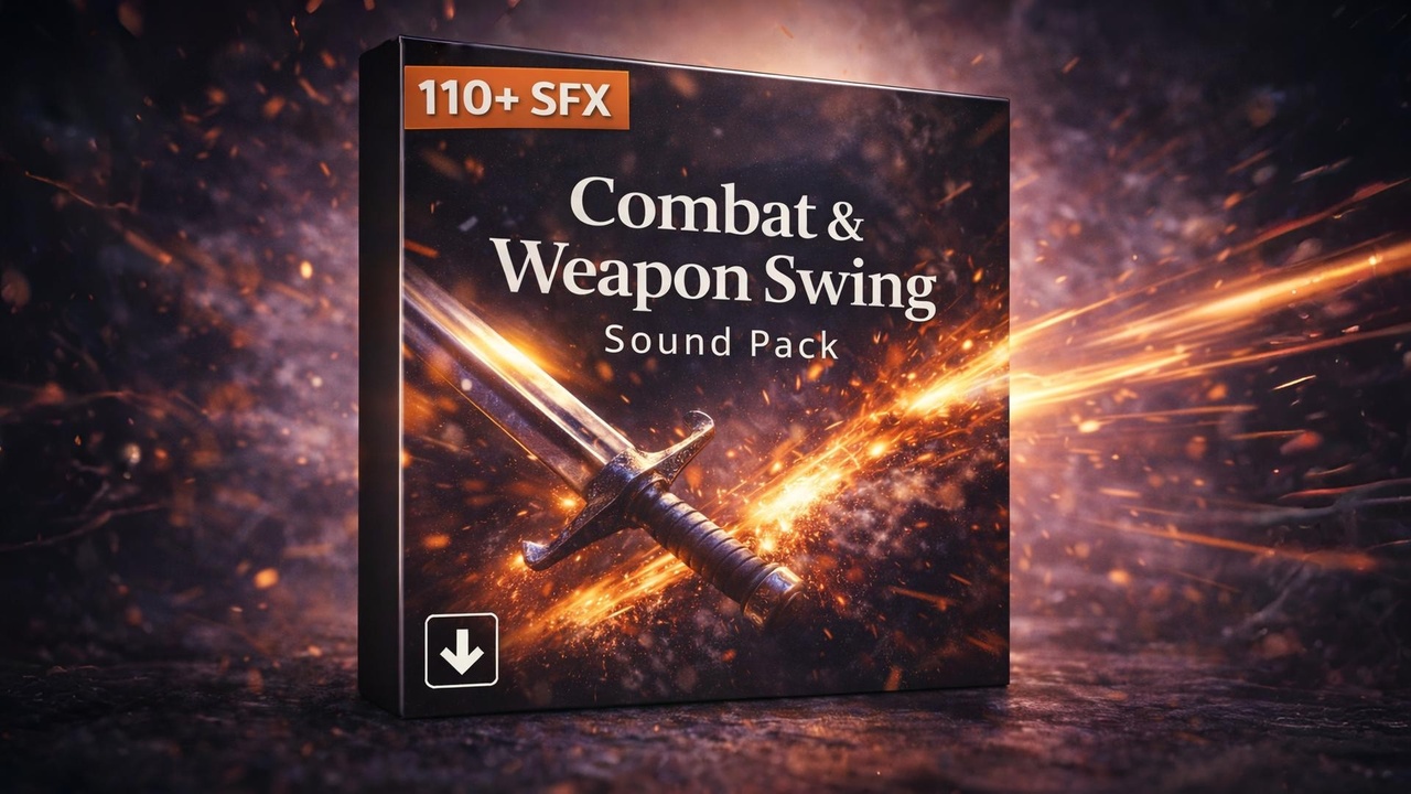 Media 1 for listing Combat & Weapon Swing Sound Pack