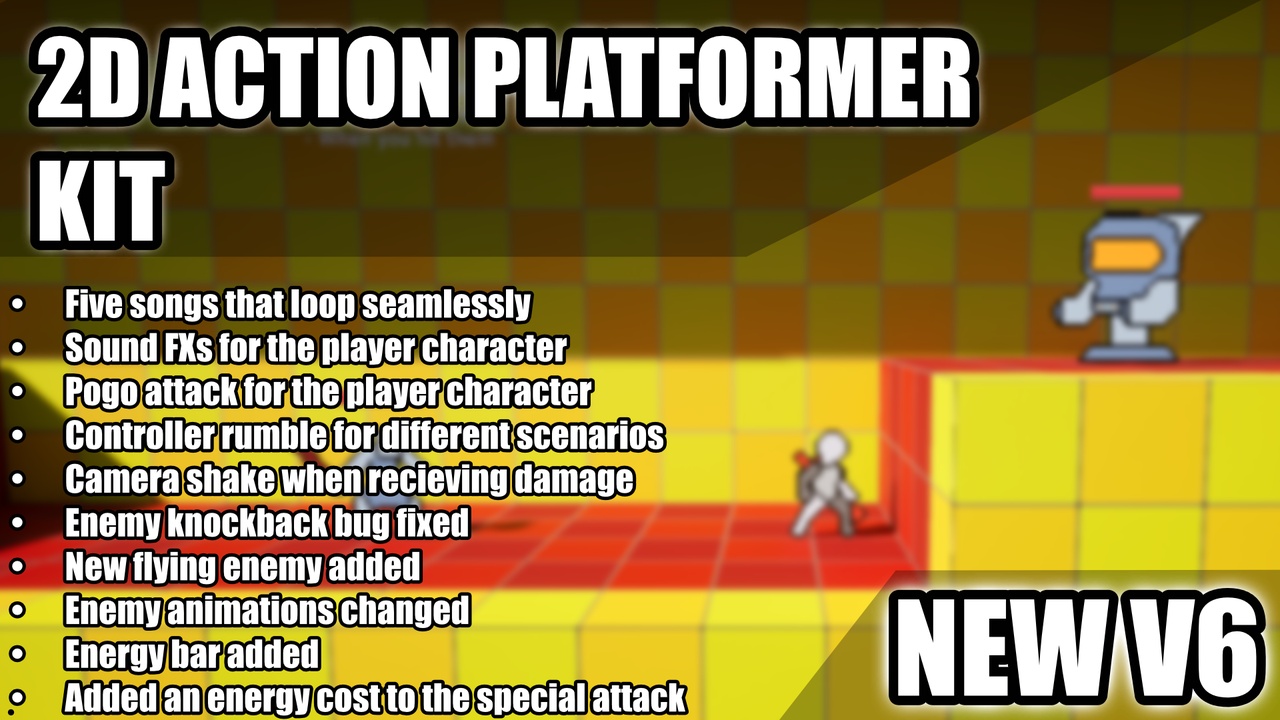 Media 1 for listing Platformer Template - 2.5D Kit
