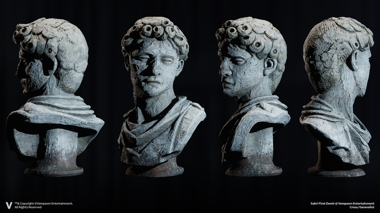 Media 1 for listing Roman Bust Pack – 3D Collection