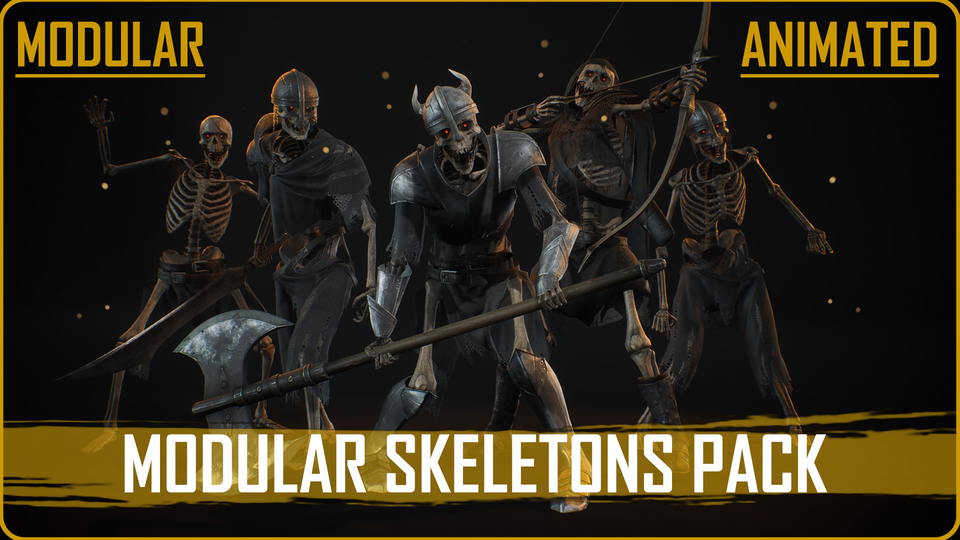 Modular Skeleton Warriors Pack | Fab