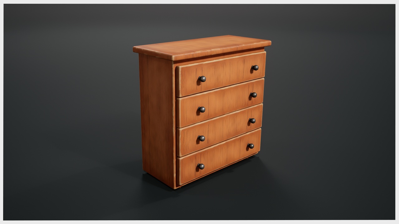 Media 1 for listing Stylized Realism Dresser