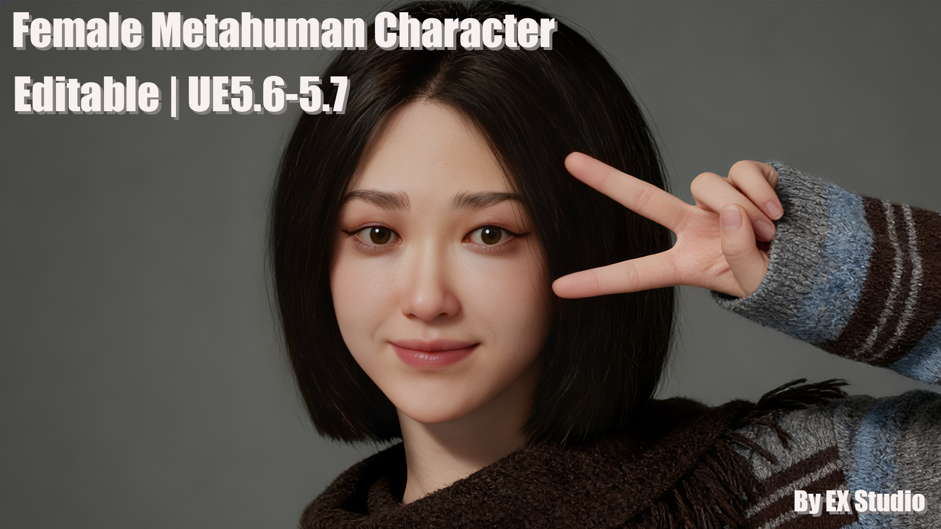 Female Metahuman Character | Editable | Metahuman | UE5.6-5.7 | MH_F_23 ...