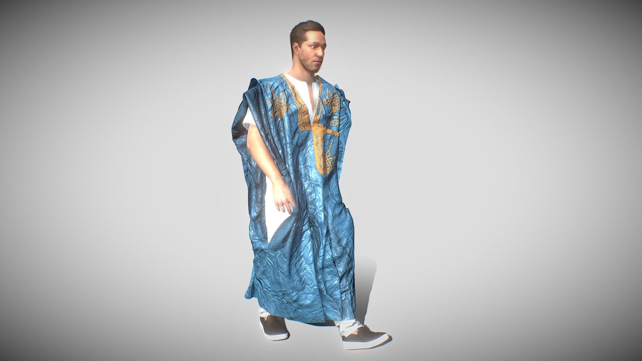 Media 1 for listing 3D Moroccan Desert Outfit-MALE
