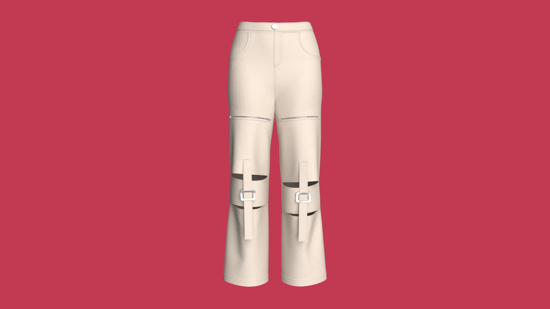 Media 1 for listing Girls Strapped Street Pant | High Poly