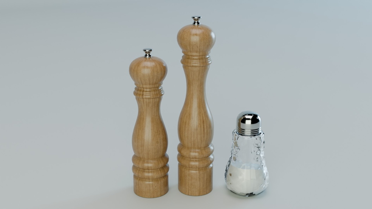 Media 1 for listing Pepper Mill and Salt Shaker