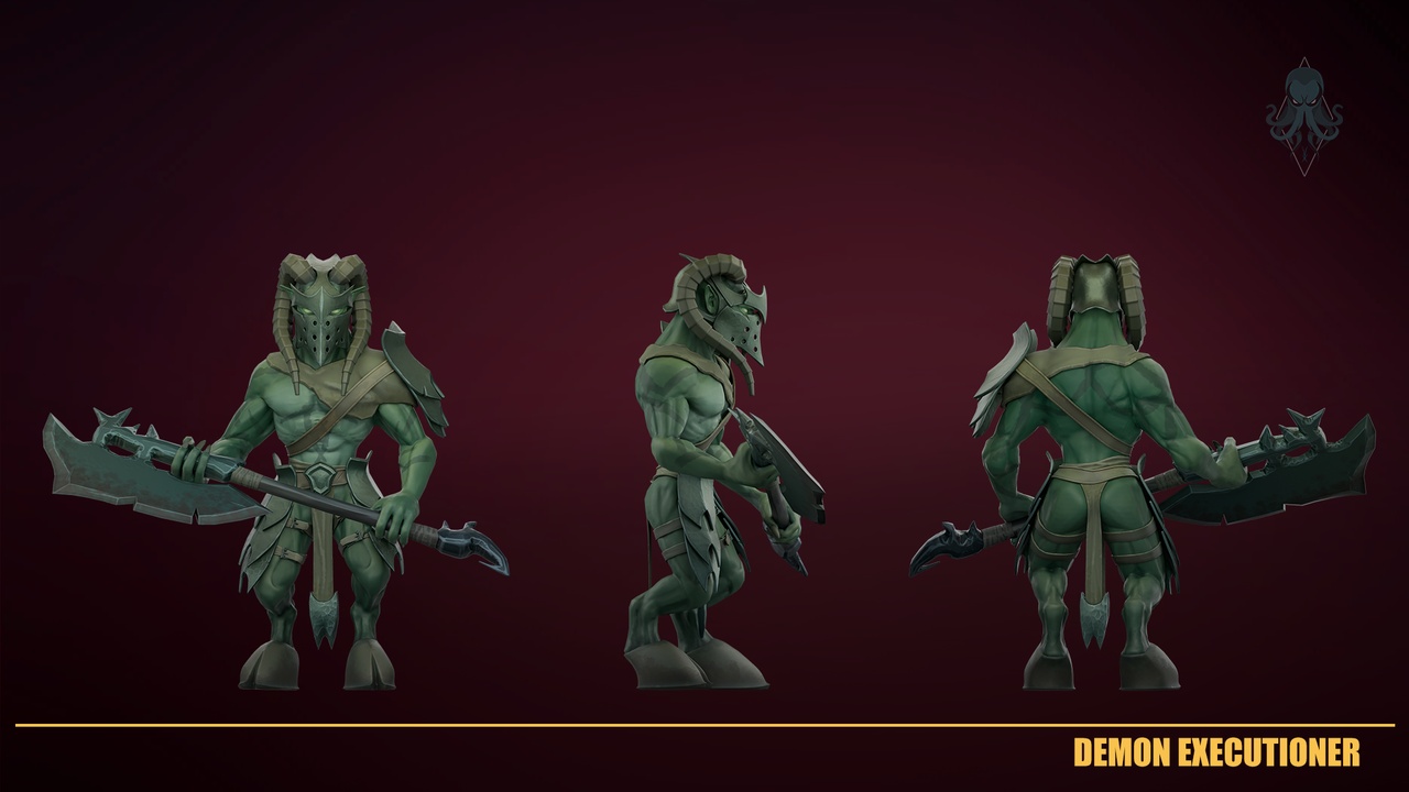 Media 1 for listing Stylized Modular Demon Executioner Creature