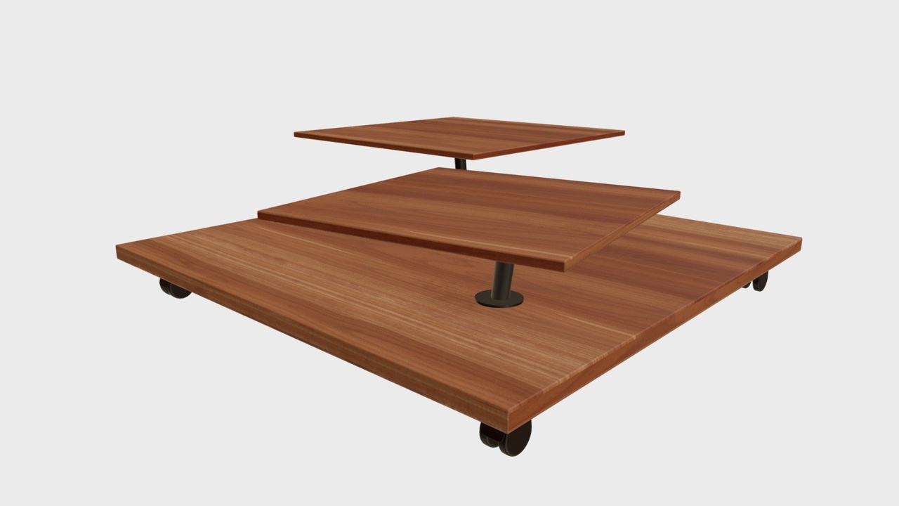 Media 1 for listing Wheeled low side table
