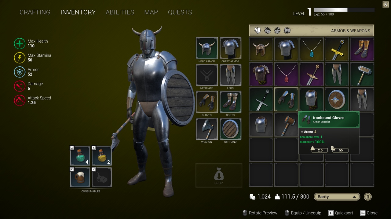 Media 1 for listing RPG Inventory - Inventory System Template
