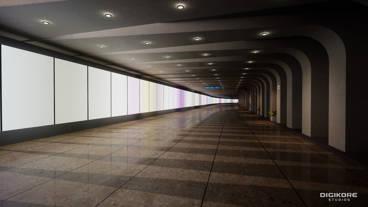 Media 1 for listing LED Wall Corridor