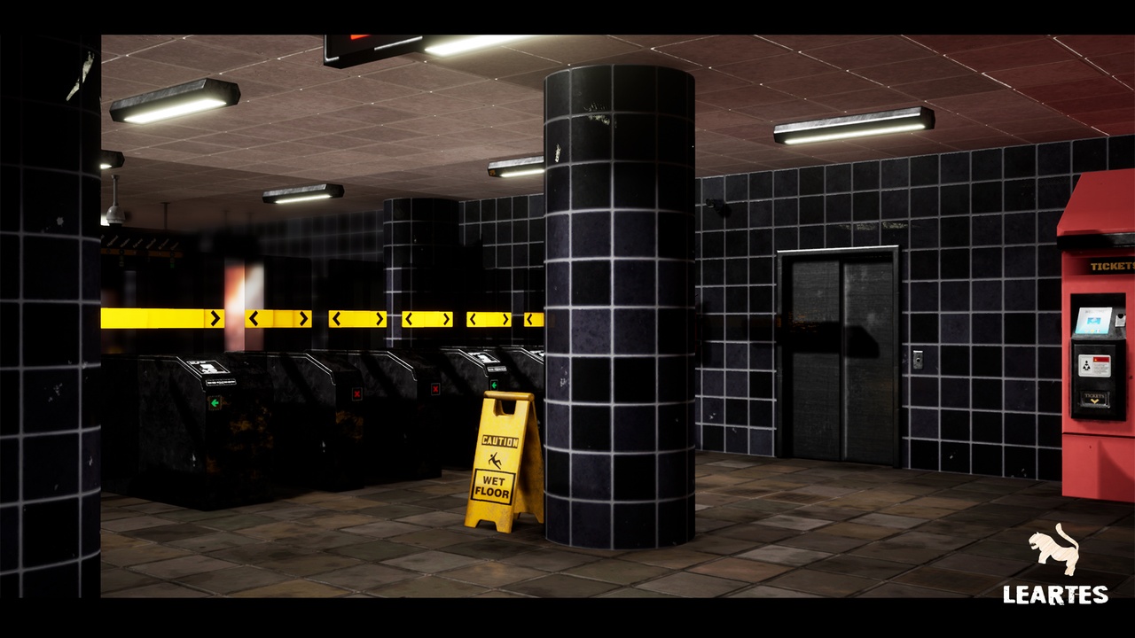Media 1 for listing Metro Subway ( Metro Subway Metro Subway Subway Train Underground Station 3D )