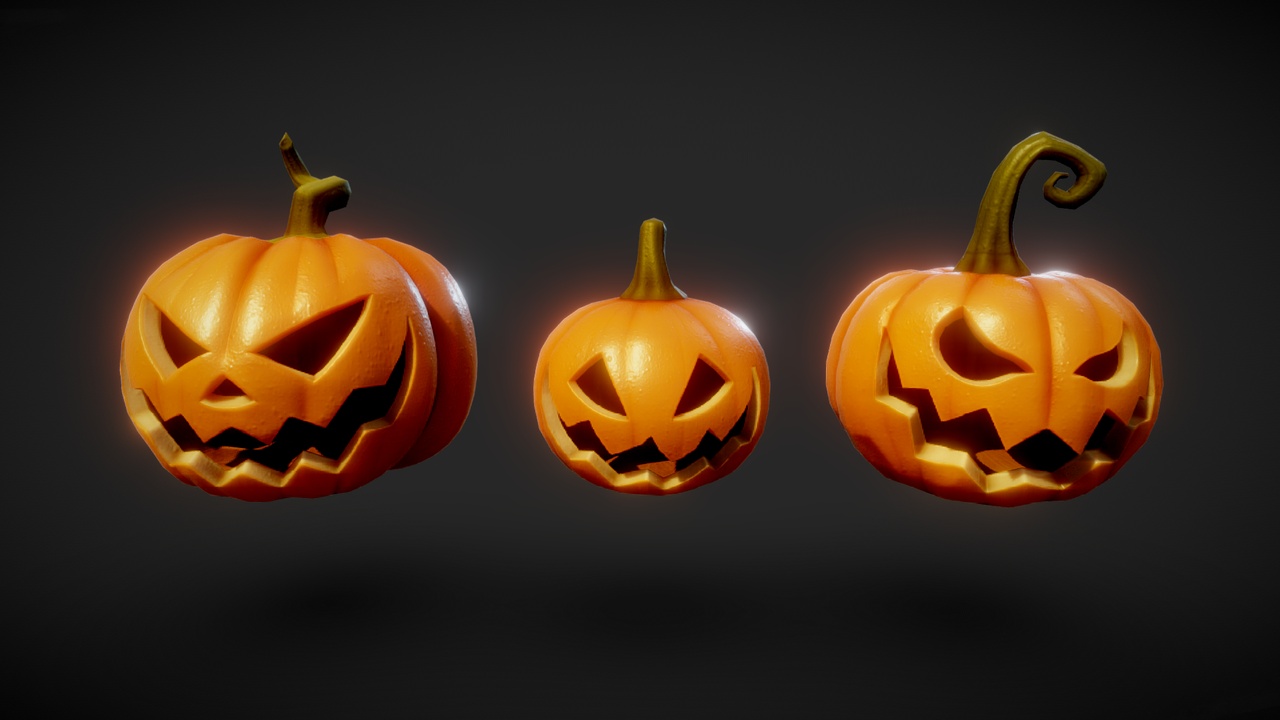 Media 1 for listing Halloween Pumpkins - Group 1