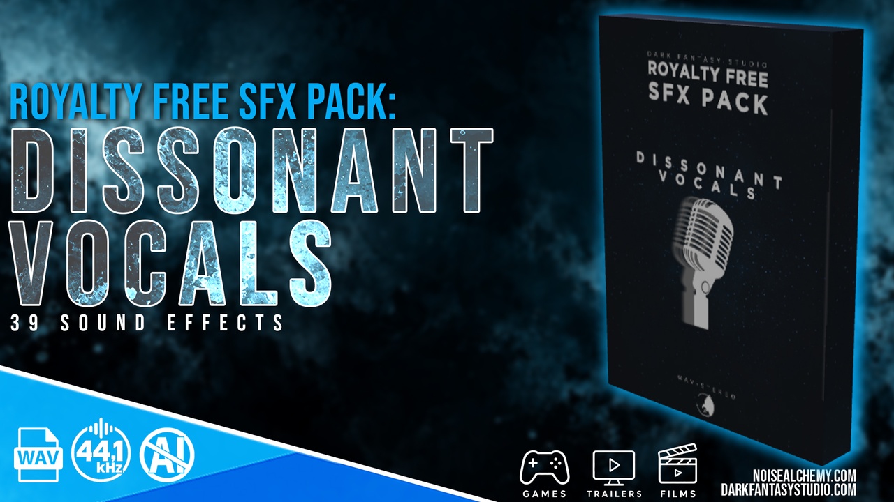 Media 1 for listing DISSONANT VOCALS – 39 Horror Sound Effects
