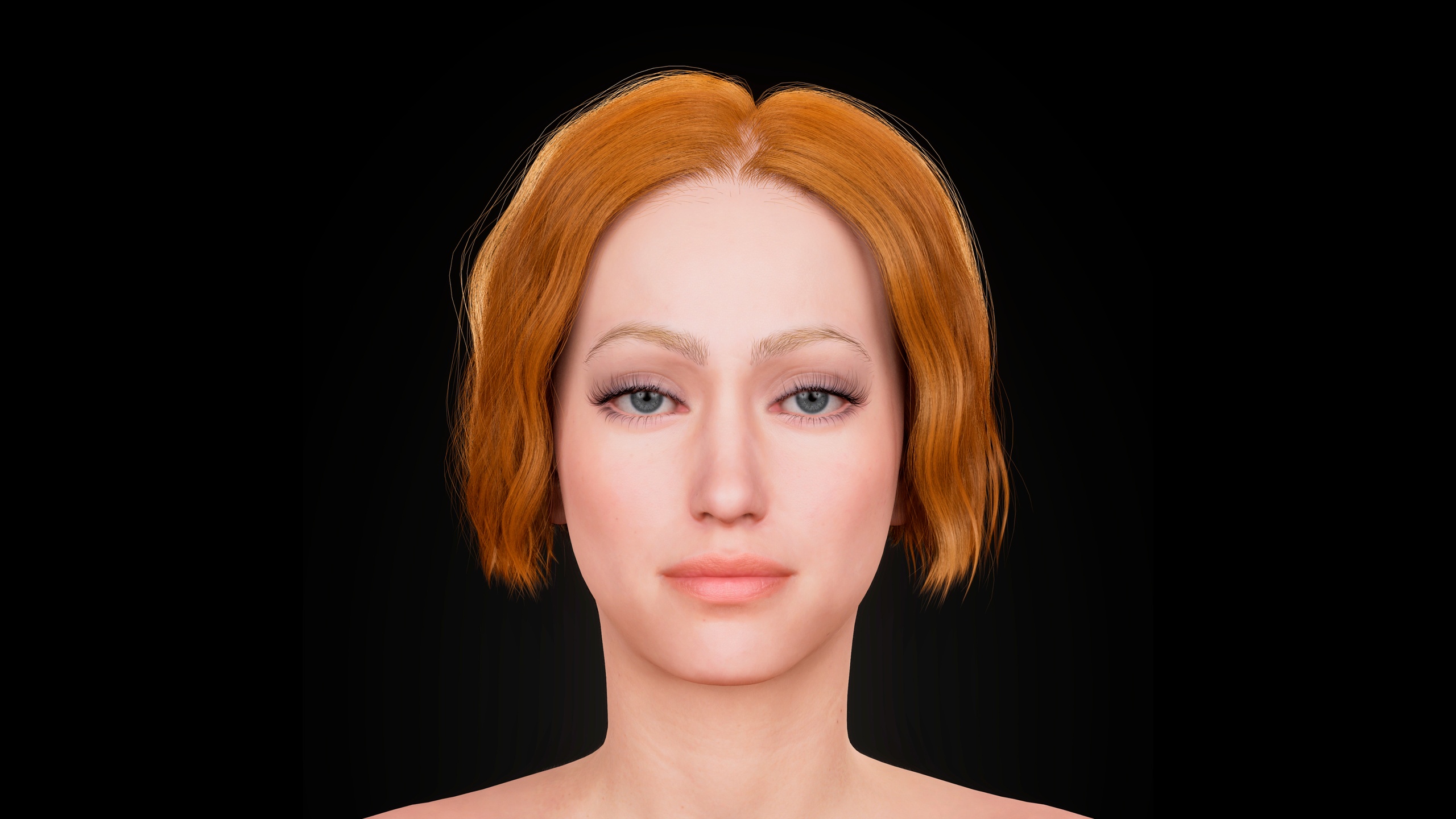 Media 1 for listing Short Wavy Bob - MetaHuman Hair Groom