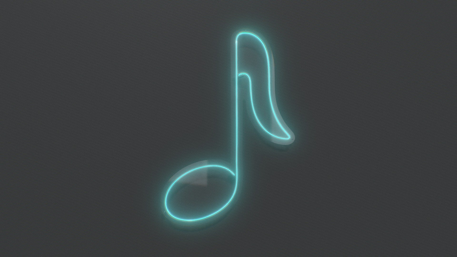 Music Note 2 - Neon Sign | Fab