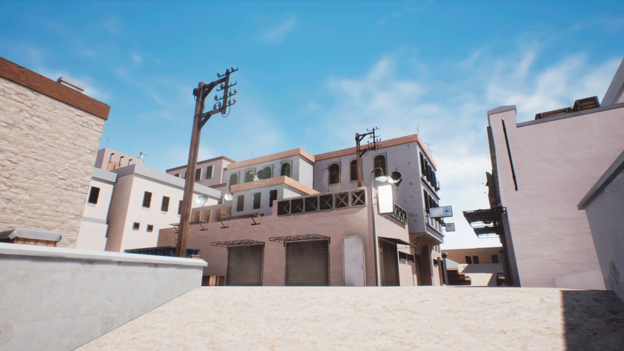 Media 1 for listing FPS map - eastern city and props