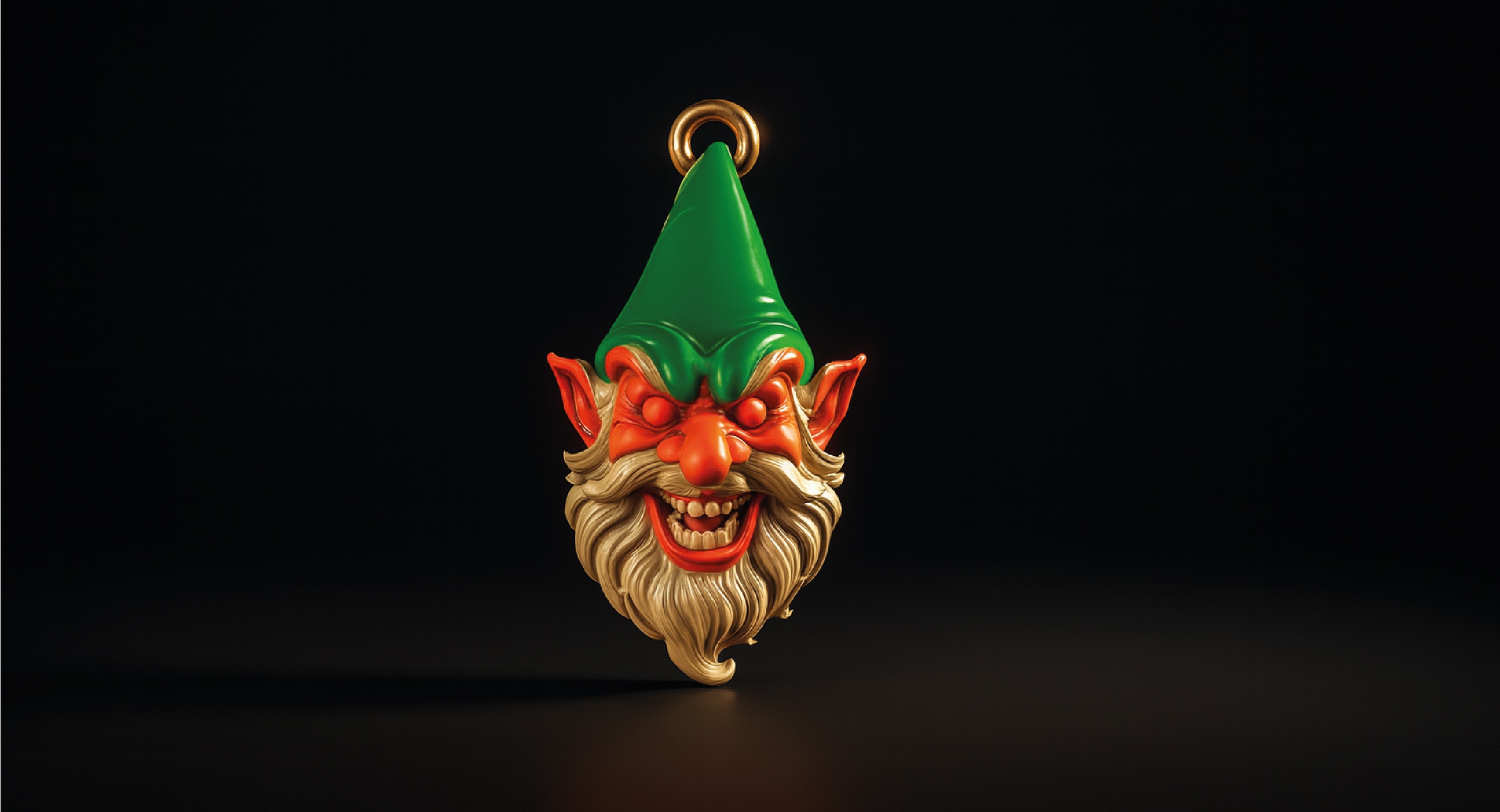 Media 1 for listing Sinister Woodland Trickster – 3D Character Pendant Model