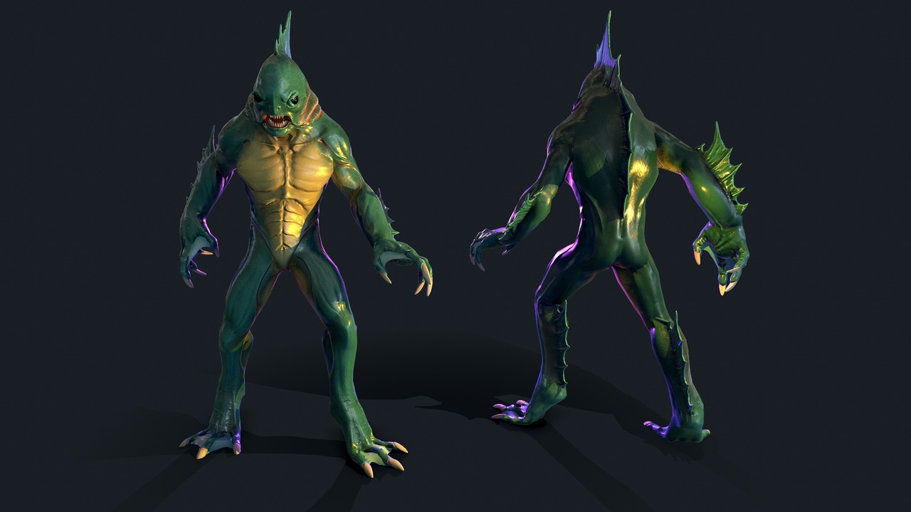Media 1 for listing Vodyanoy merman