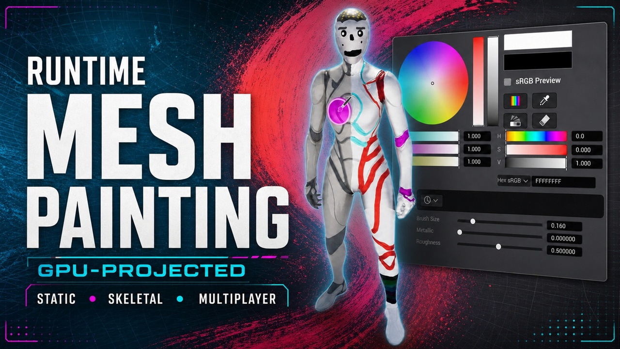 Media 1 for listing Mesh Painting – Runtime & Multiplayer Ready
