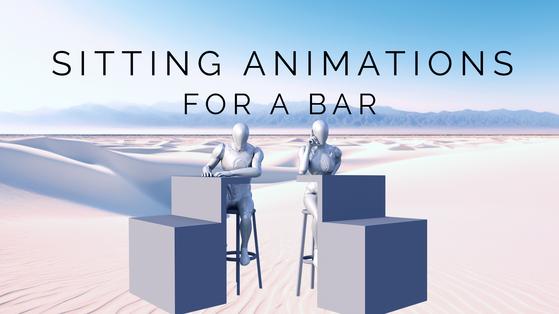 100 Sitting Animations for a Bar | Fab