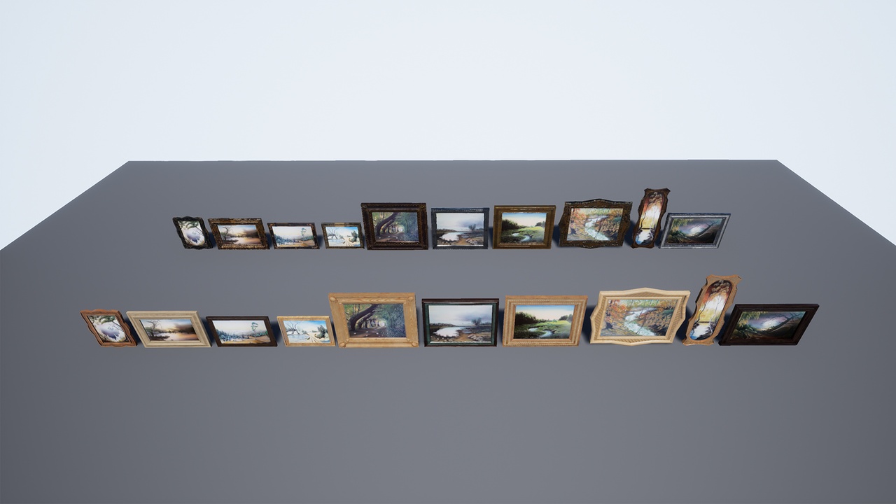 Media 1 for listing Framed Oil Painting Pack Vol.2
