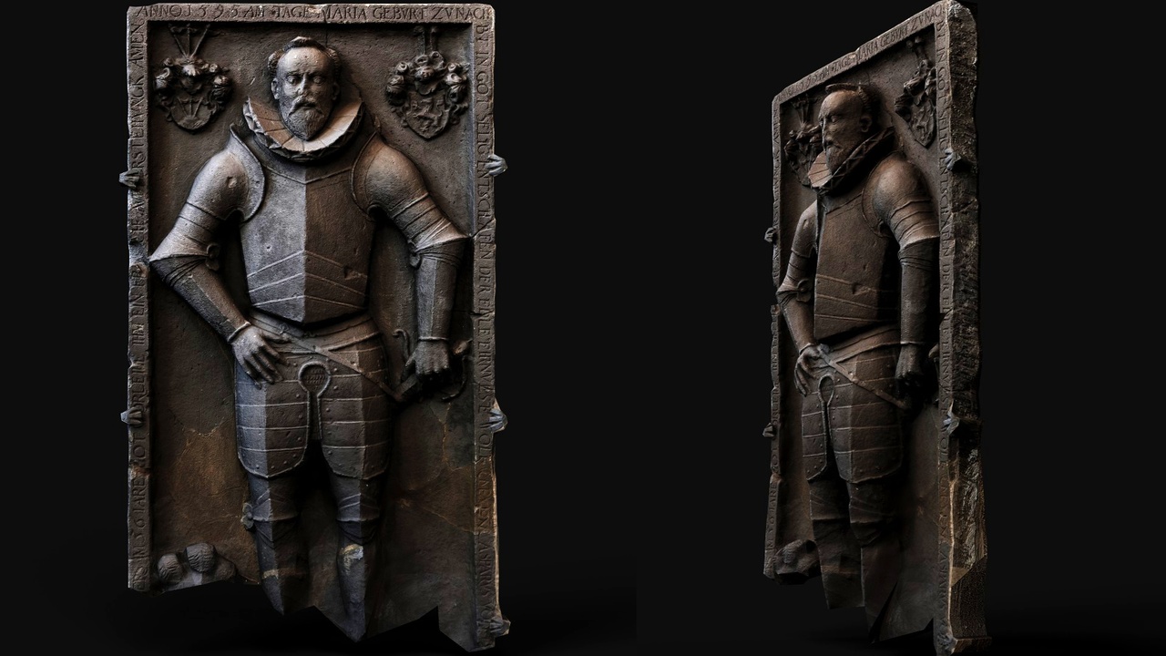 Media 1 for listing damaged tomb broken stone PBR photogrammetry