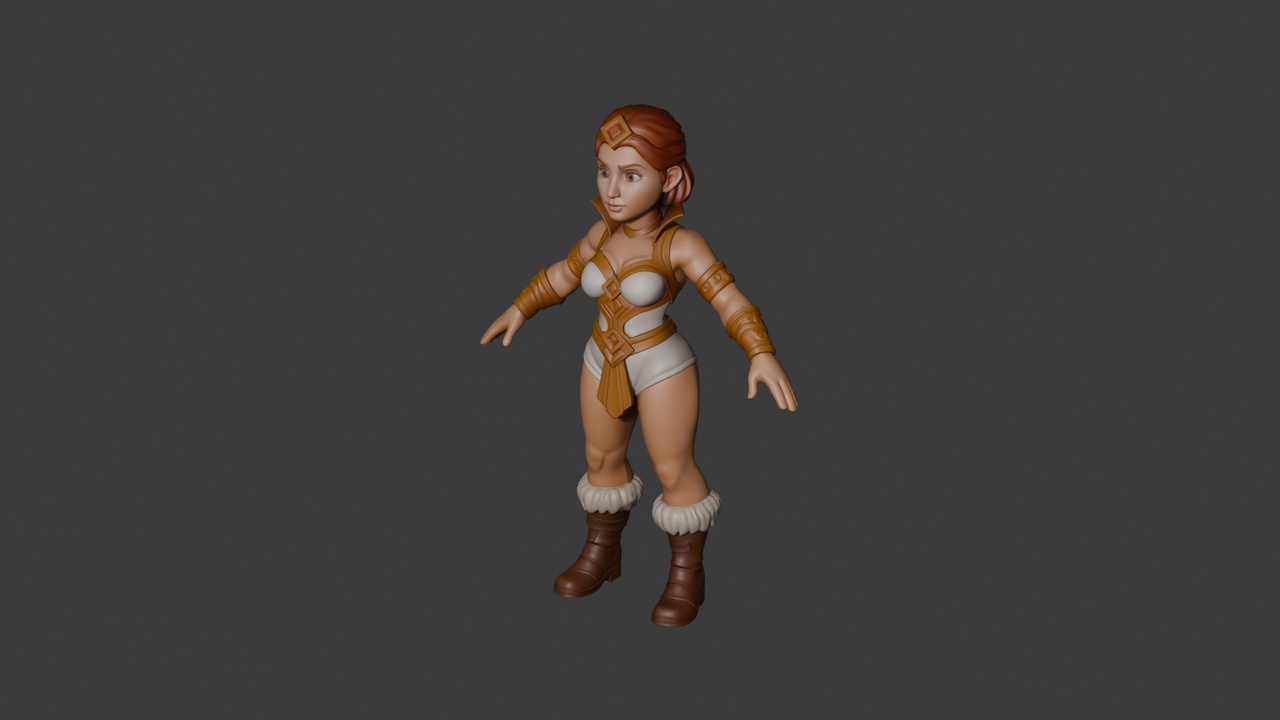 Media 1 for listing Fantasy Female Warrior