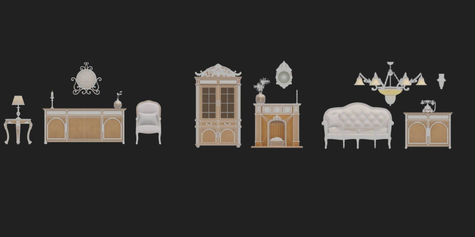 Media 1 for listing Classical 3D Asset Pack 01