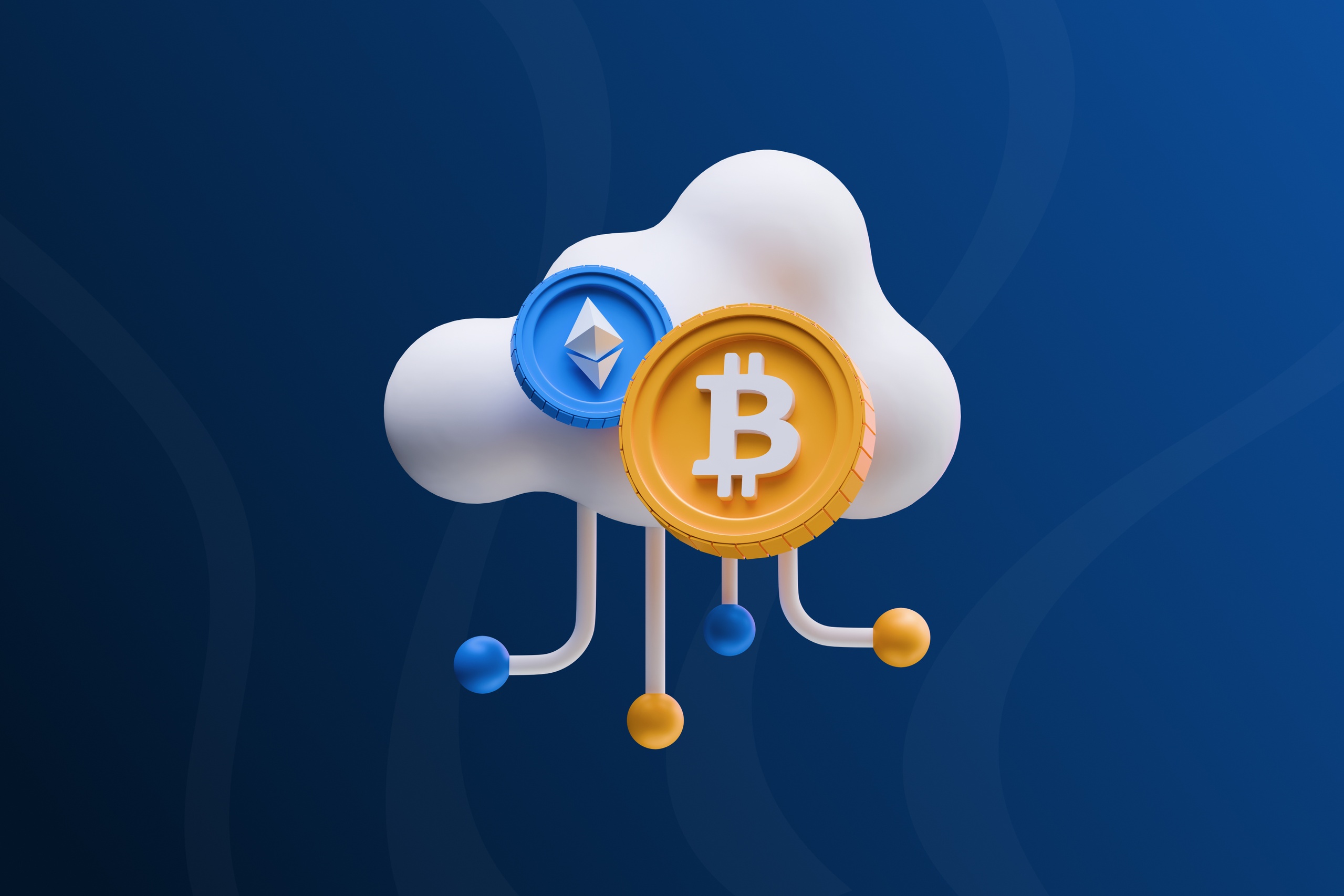 Media 1 for listing 3D Crypto Cloud Icons
