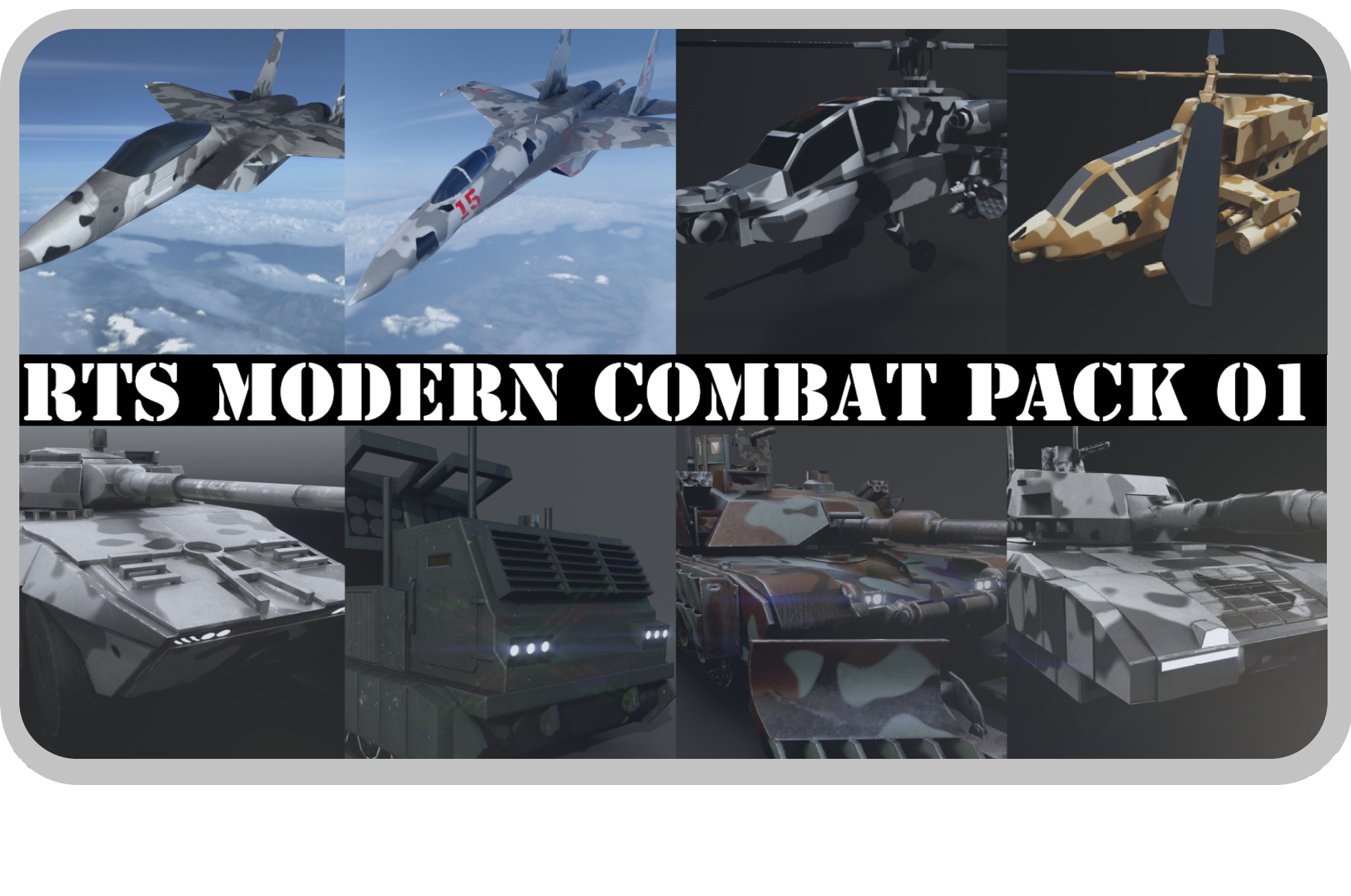 RTS: Modern Combat Vehicle Pack 01 | Fab